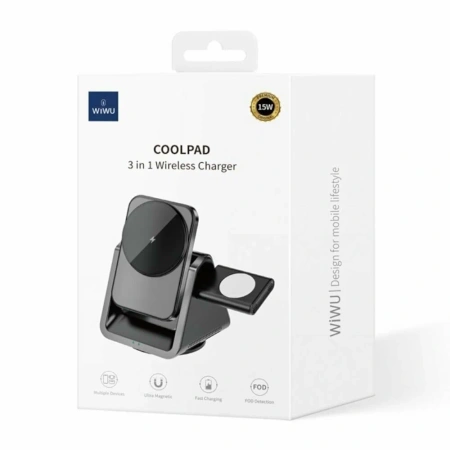 Беспроводное зарядное устройство WIWU Coolpad 3 in 1